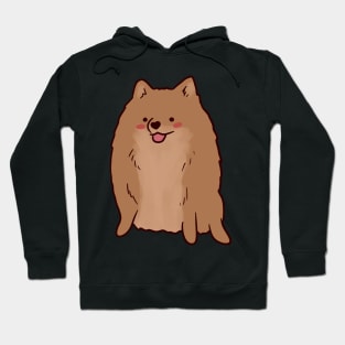 Cute pomeranian illustration Hoodie